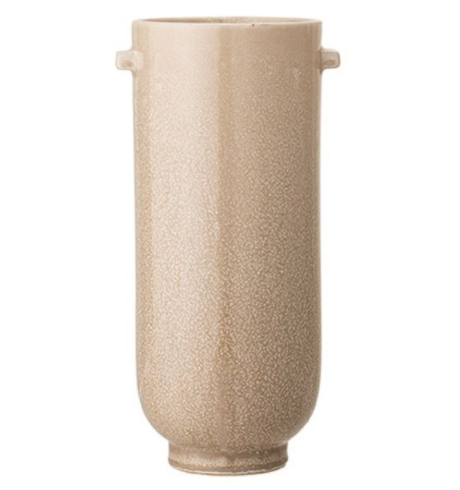 Stoneware Vase, Cream Color