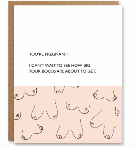 Your Boobs Card