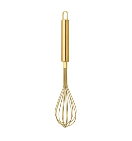 Stainless Steel Whisk, Gold
