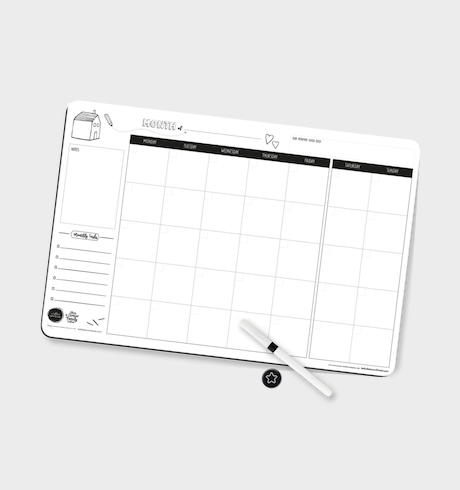 Monthly Family Planner, Magnetic