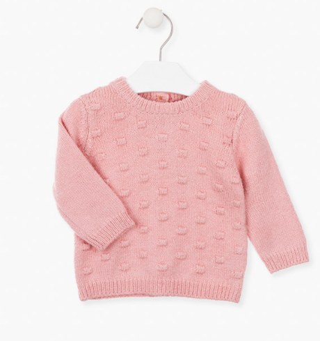 Knit Sweater, Pink