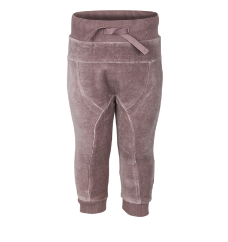 Soft Velour Trousers - Rose Taupe