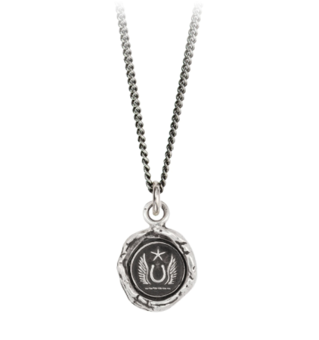 Luck &amp; Protection Talisman, Sterling Silver
