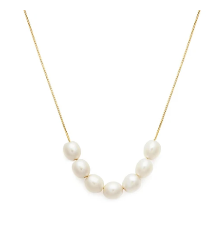 Mini Mer Pearl Necklace