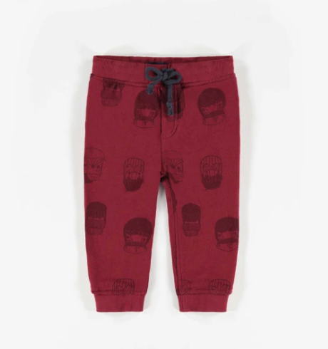 Red Pants with Beard Pattern