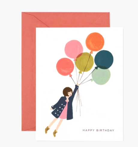 Fly Away Birthday Card