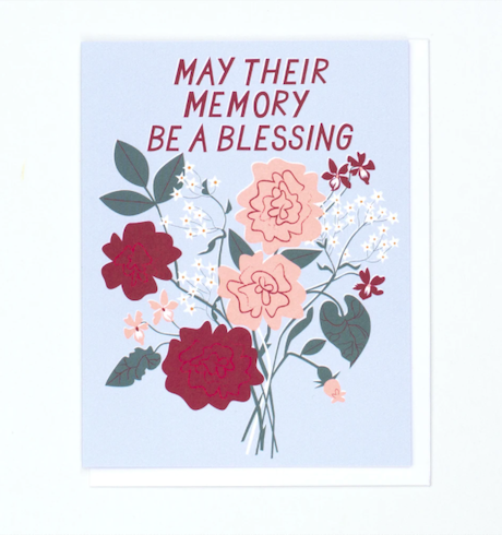 May Their Memory Be a Blessing Card