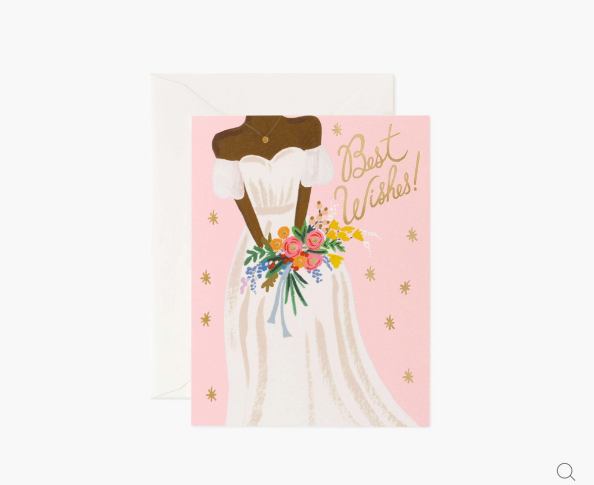 Beautiful Bride Rose Card