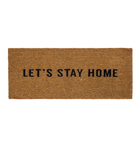 Let&#39;s Stay Home Doormat