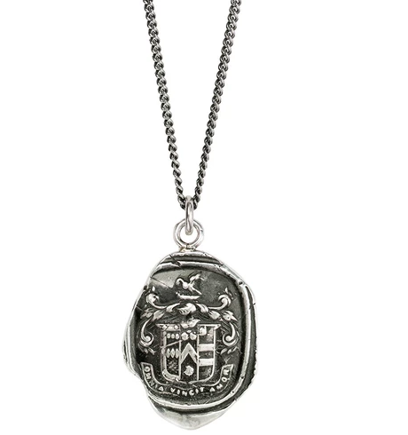 Love Conquers All Talisman, Sterling Silver