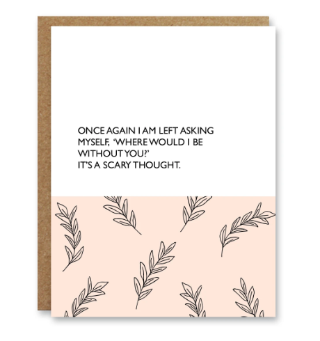 Scary Thought Card