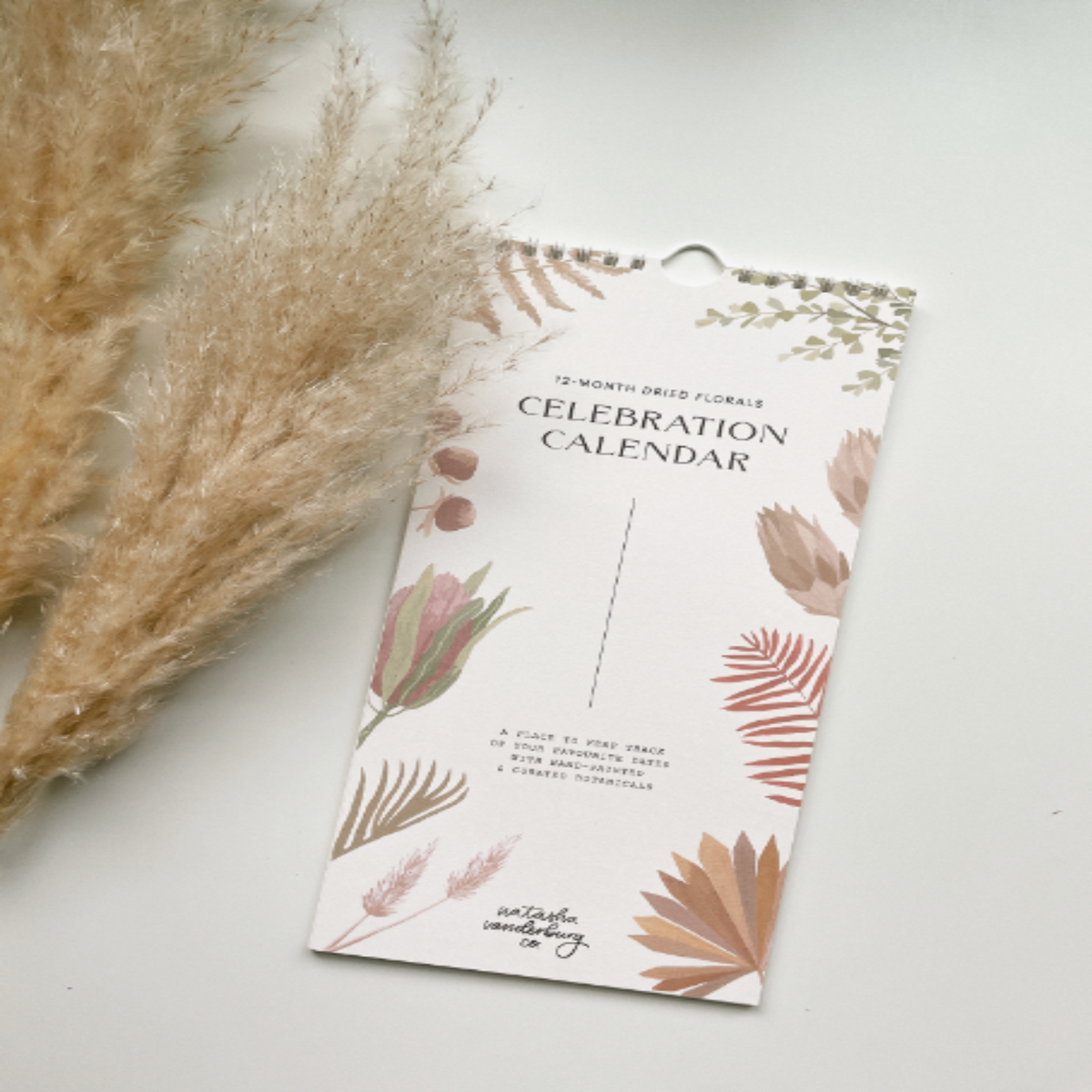 Dried Florals Celebration Calendar