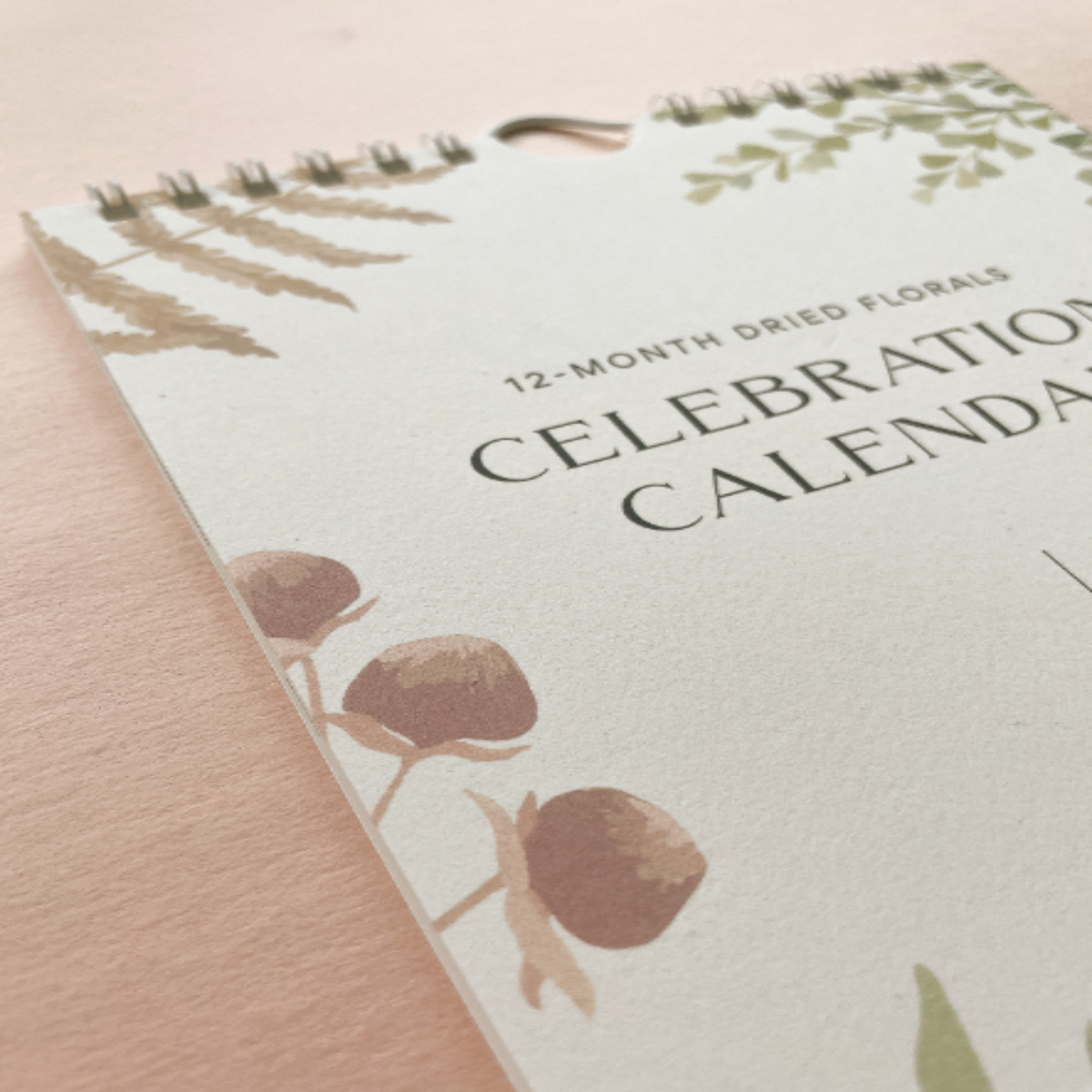 Dried Florals Celebration Calendar