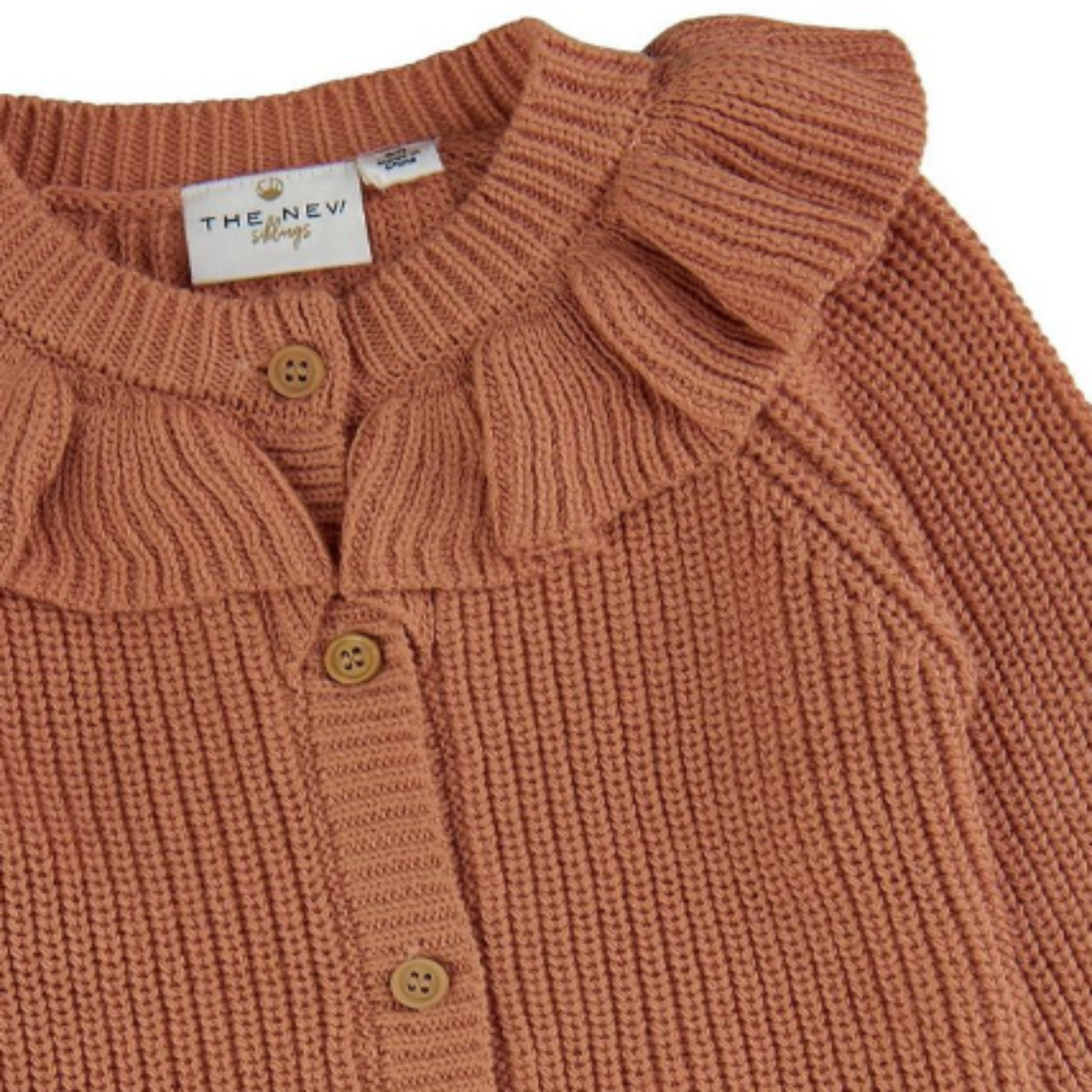 The New Siblings Cardigan - Knitted - TnsSolly - Toasted Nut