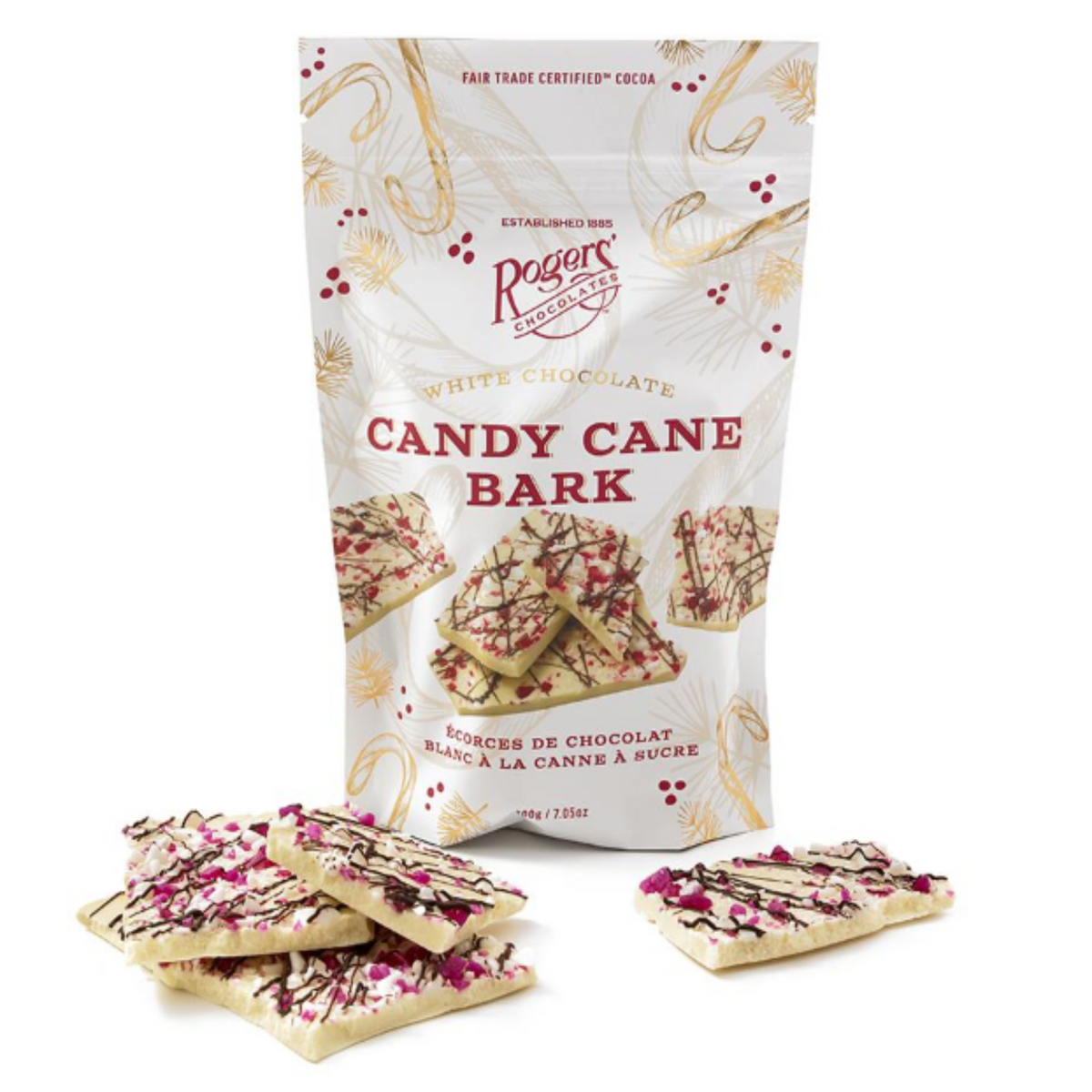 White Candy Cane Bark - Pouch