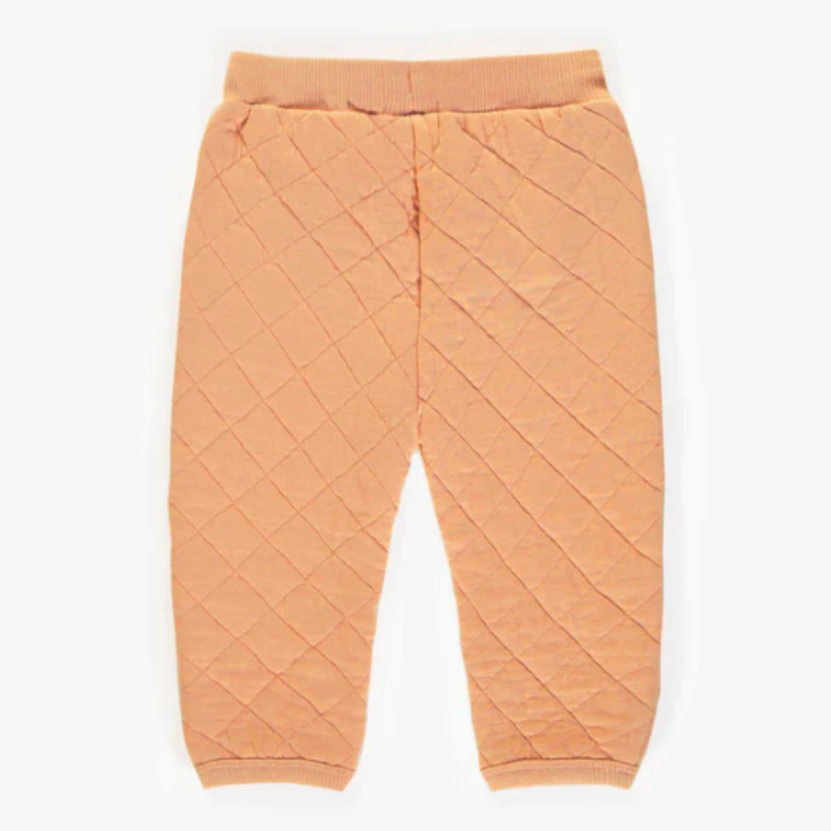 Orange pant in quilted jersey