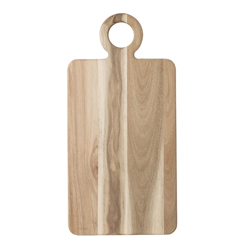 Acacia Wood Tray/Cutting Board w/Handle