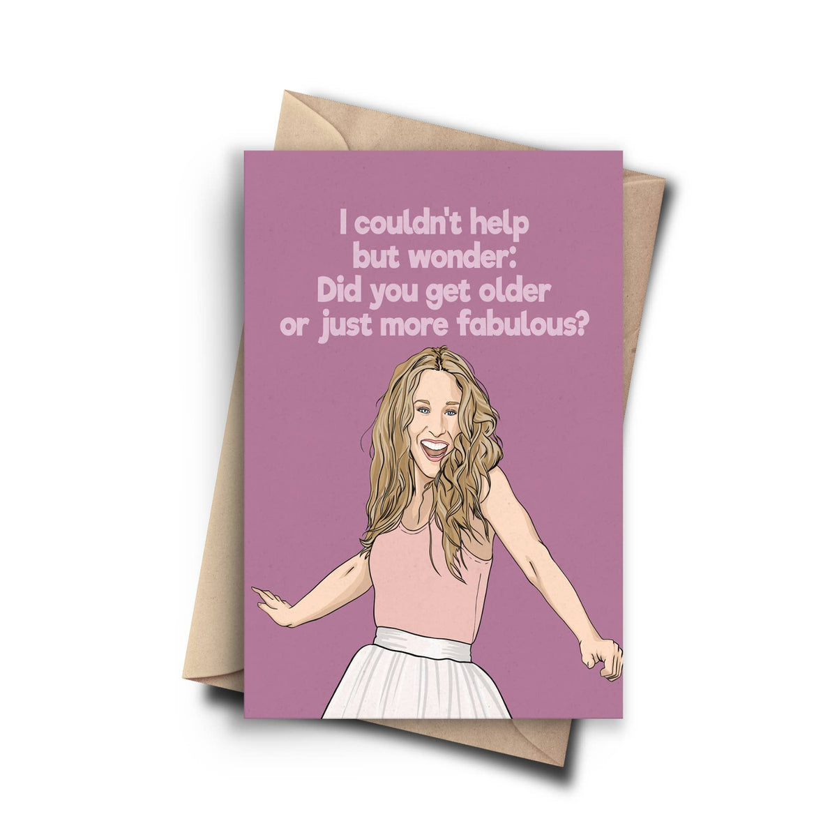 Sex and the City Carrie Bradshaw Funny Birthday Card