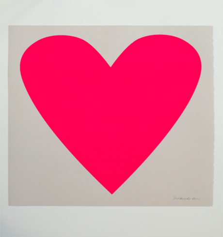 Banquet - Neon Heart Print