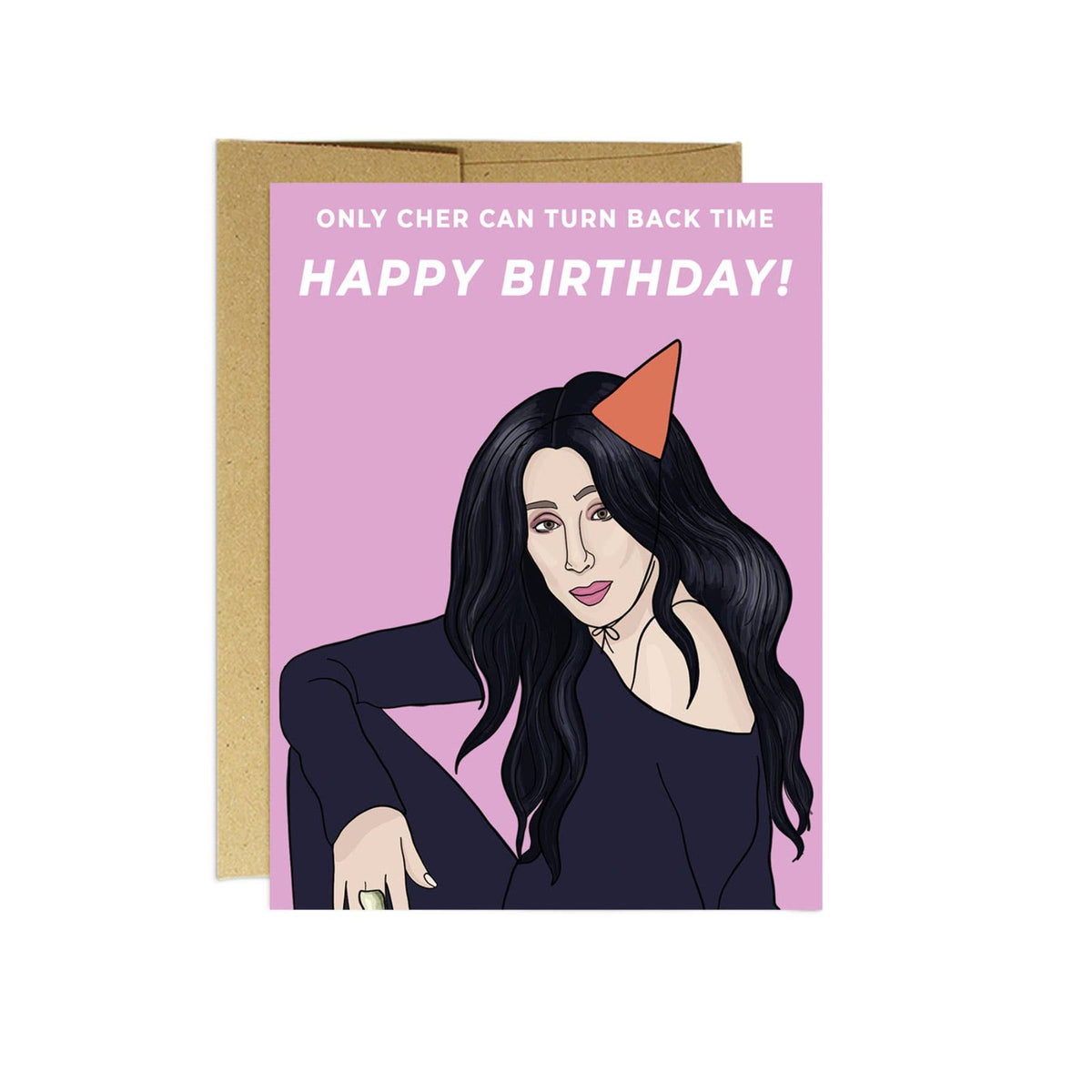 Cher Turn Back Time | Birthday Card