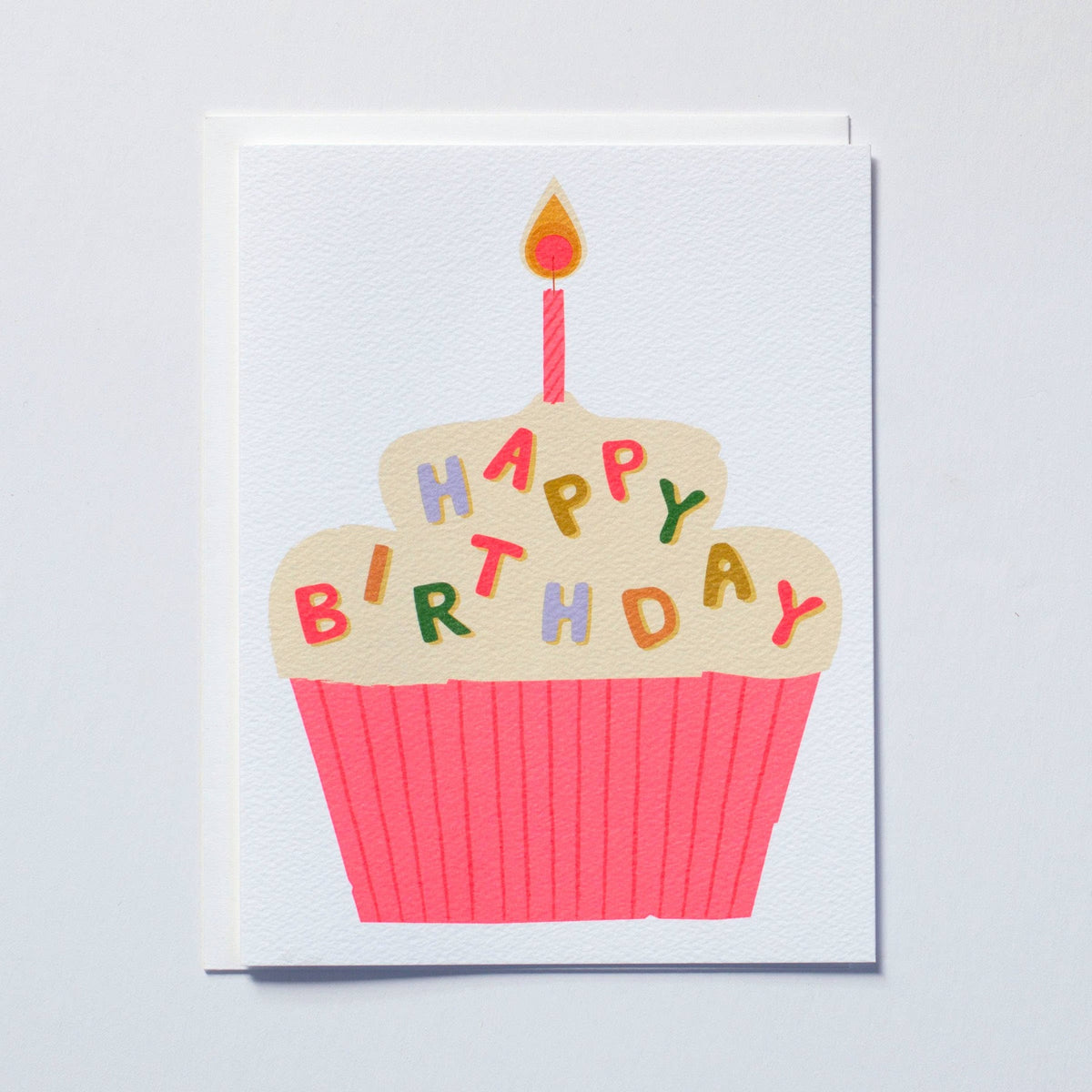 Banquet Workshop - Happy Birthday Cupcake Sprinkles Note Crd
