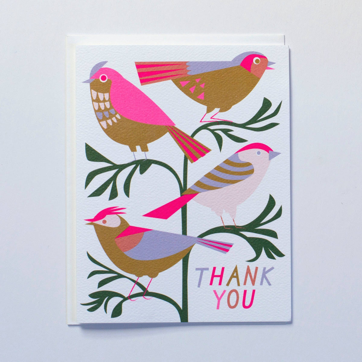 Banquet Workshop - Song Bird Thank You Note Card