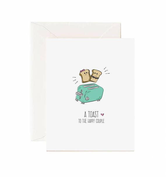 A Toast to the Happy Couple Card
