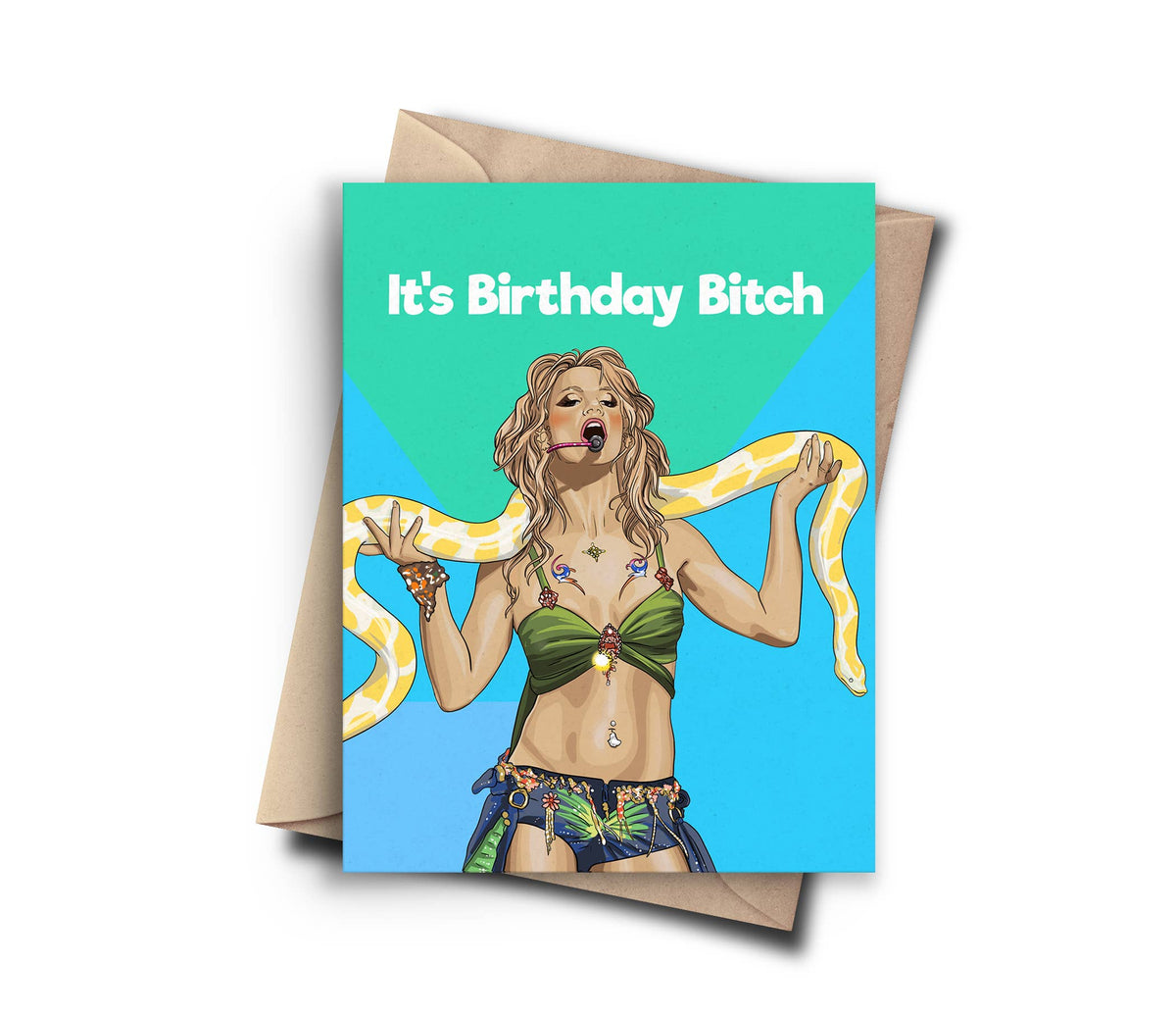 Funny Birthday Card - Free Britney Spears Pop Culture Card