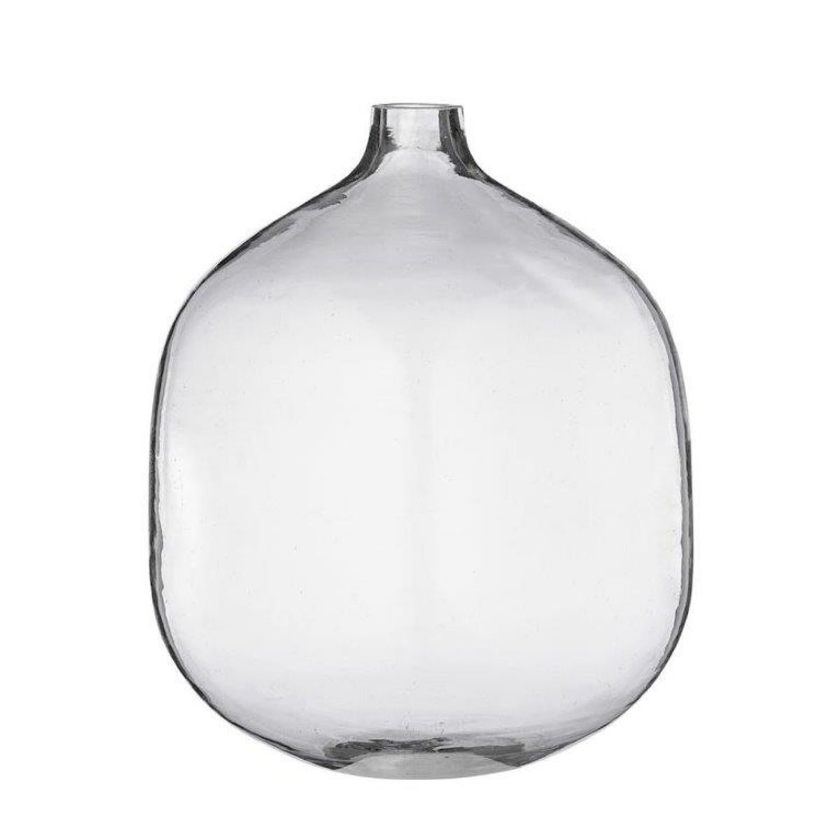 Clear Glass Vase, Large